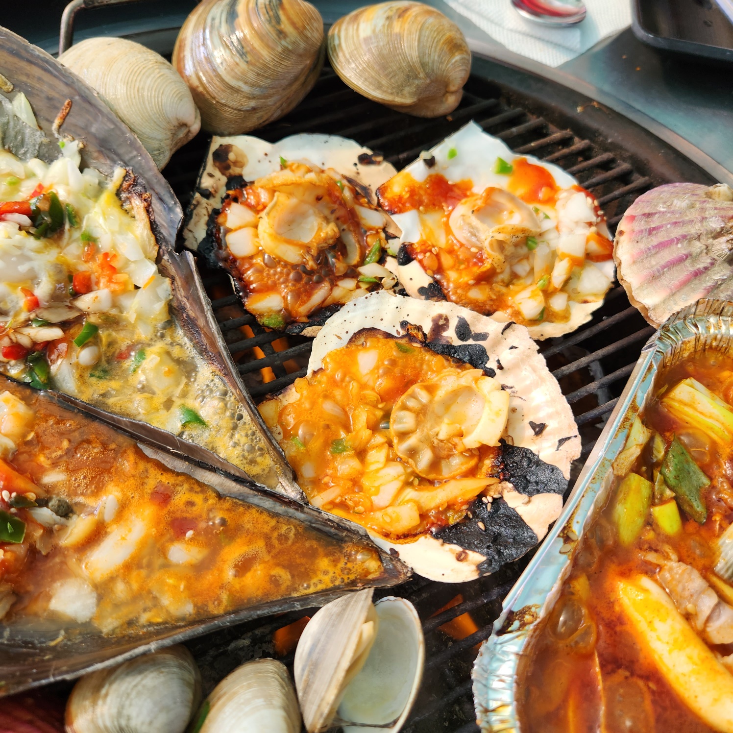 조개구이 사진