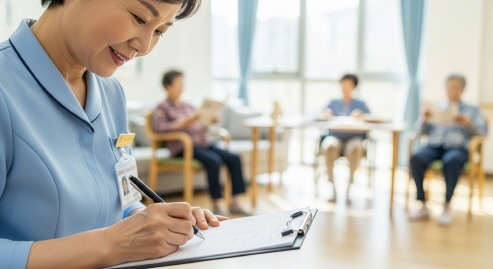 요양보호사 체크리스트 작성