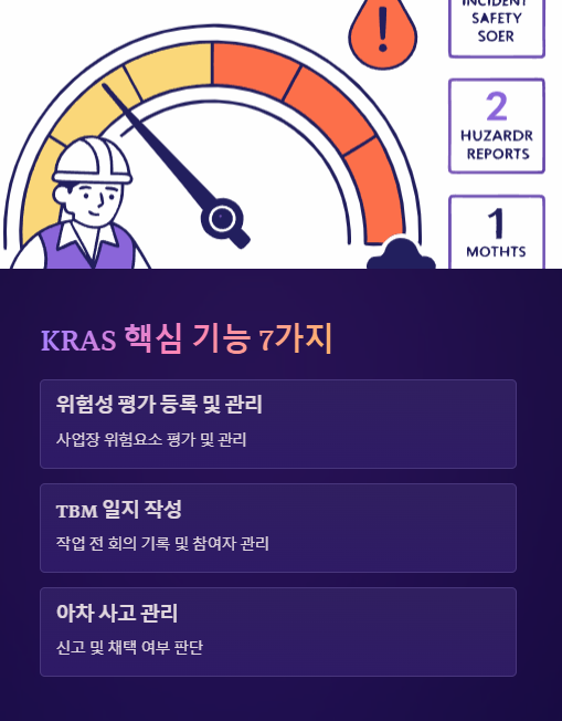 kras 핵심 기능 7가지