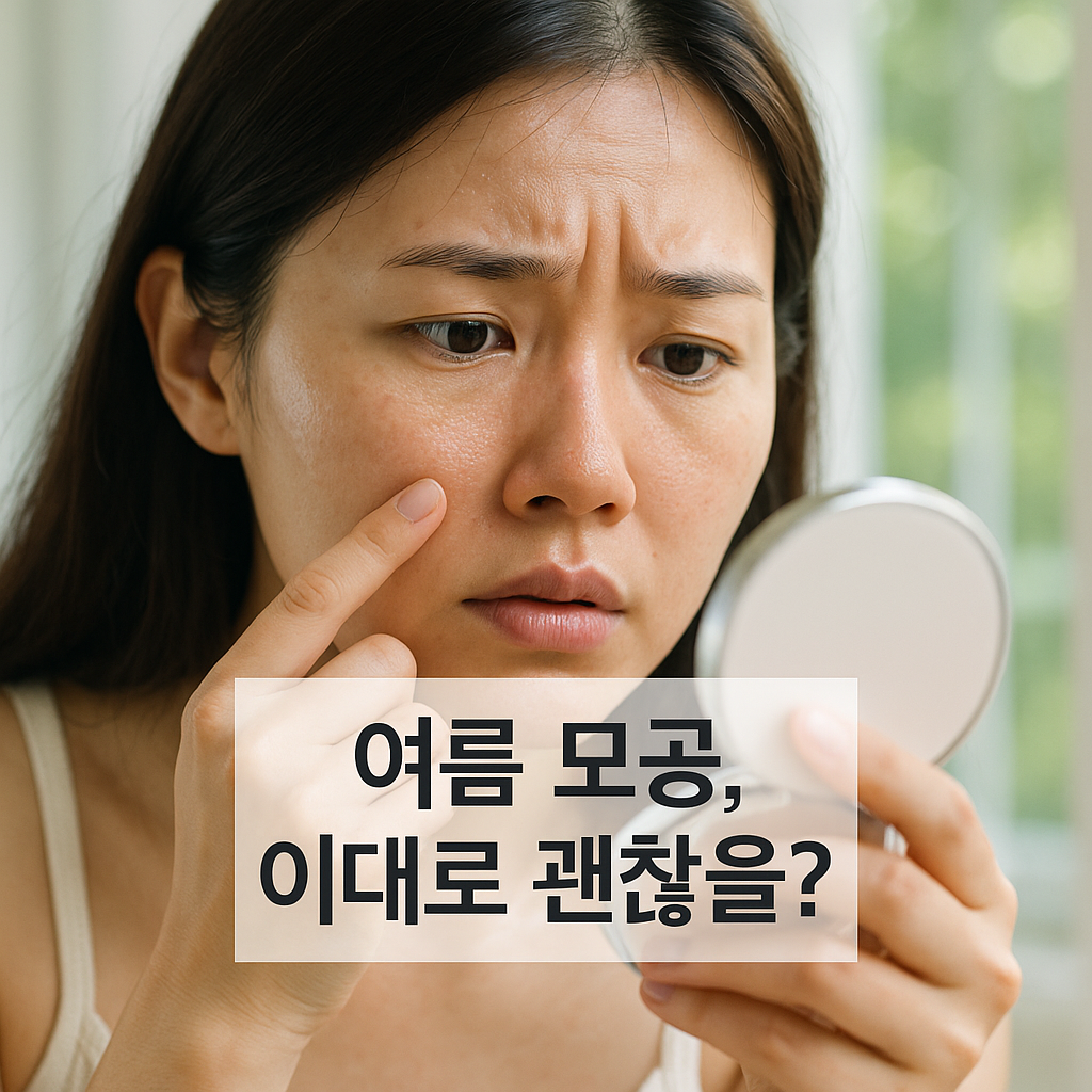 여름 모공, 이대로 괜찮을까?