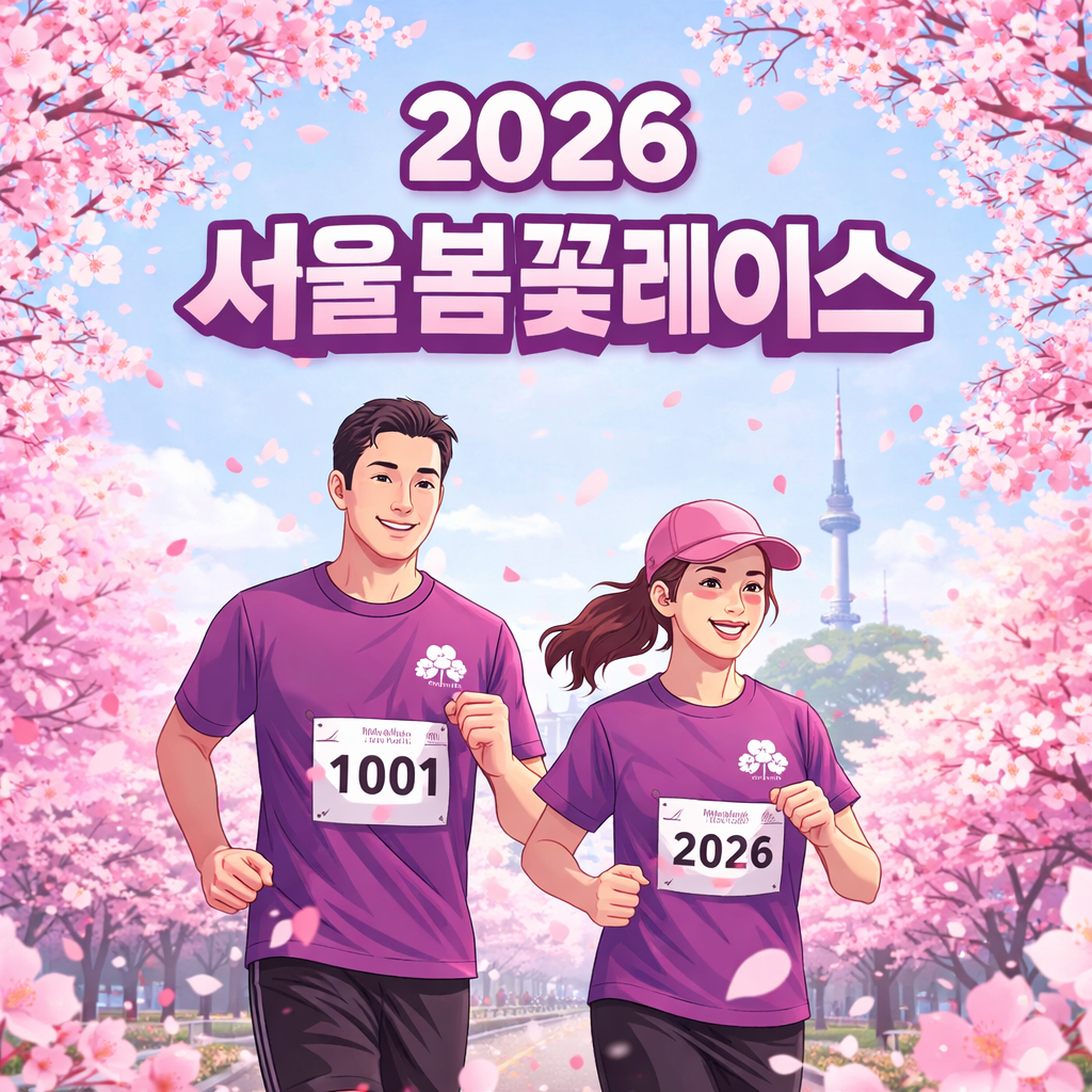 2026 서울봄꽃레이스 마라톤 접수 안내 _ 대표이미지