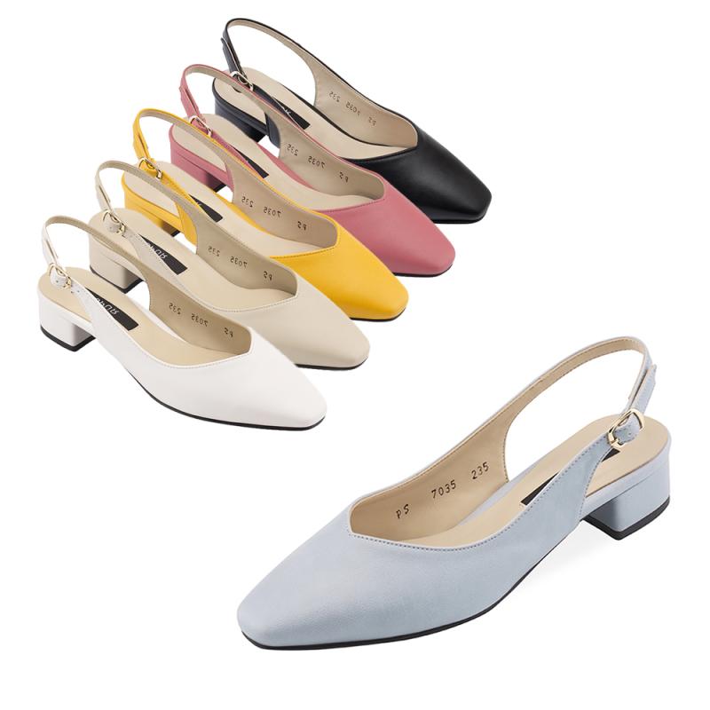 스퍼 V line Slingback 7컬러 PS7035