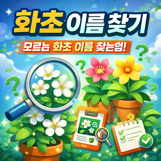 화초 이름 찾기