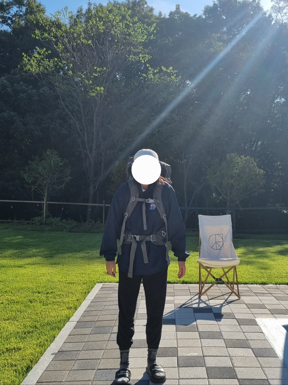 오스프리 렌 여자 착용샷