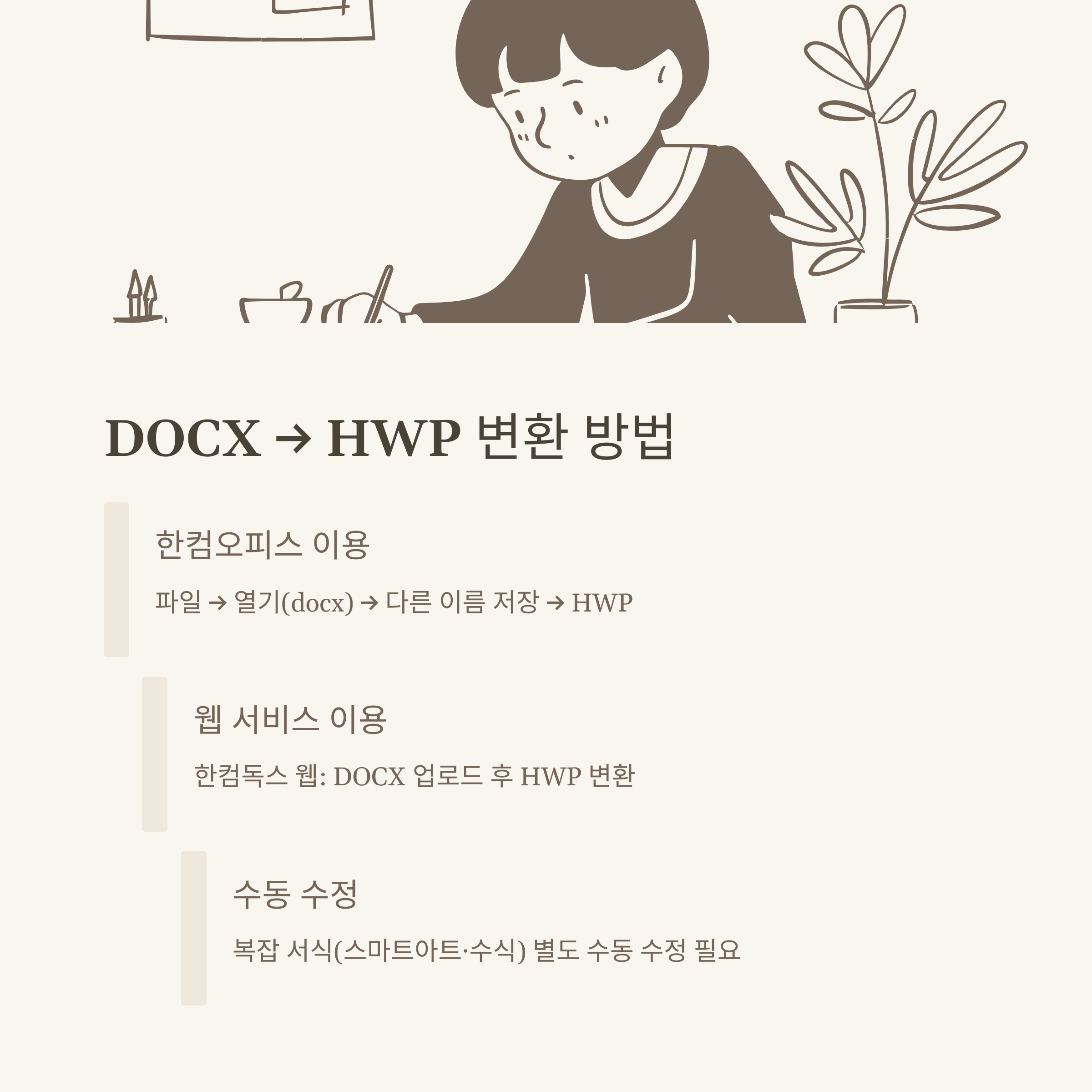 DOCX HWP변환부터 DOCX PDF변환&middot;HWP WORD 변환까지, 문서 변환 꿀팁 완전 정리