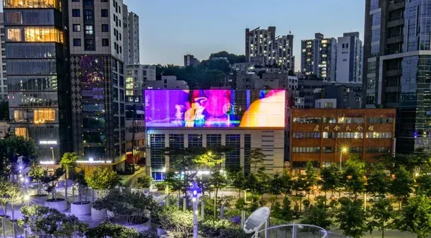 서울로미디어캔버스 미디어아트 전시