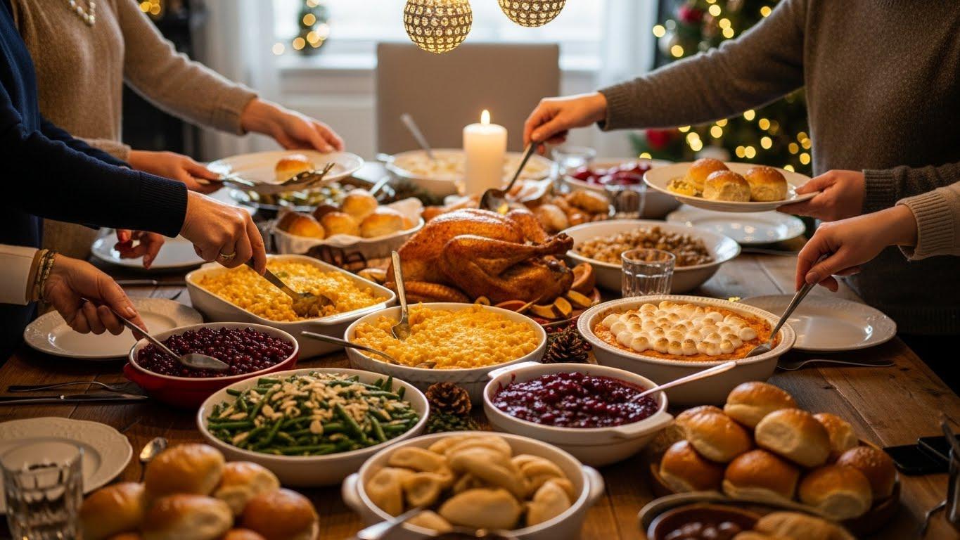 연말 가족모임 음식