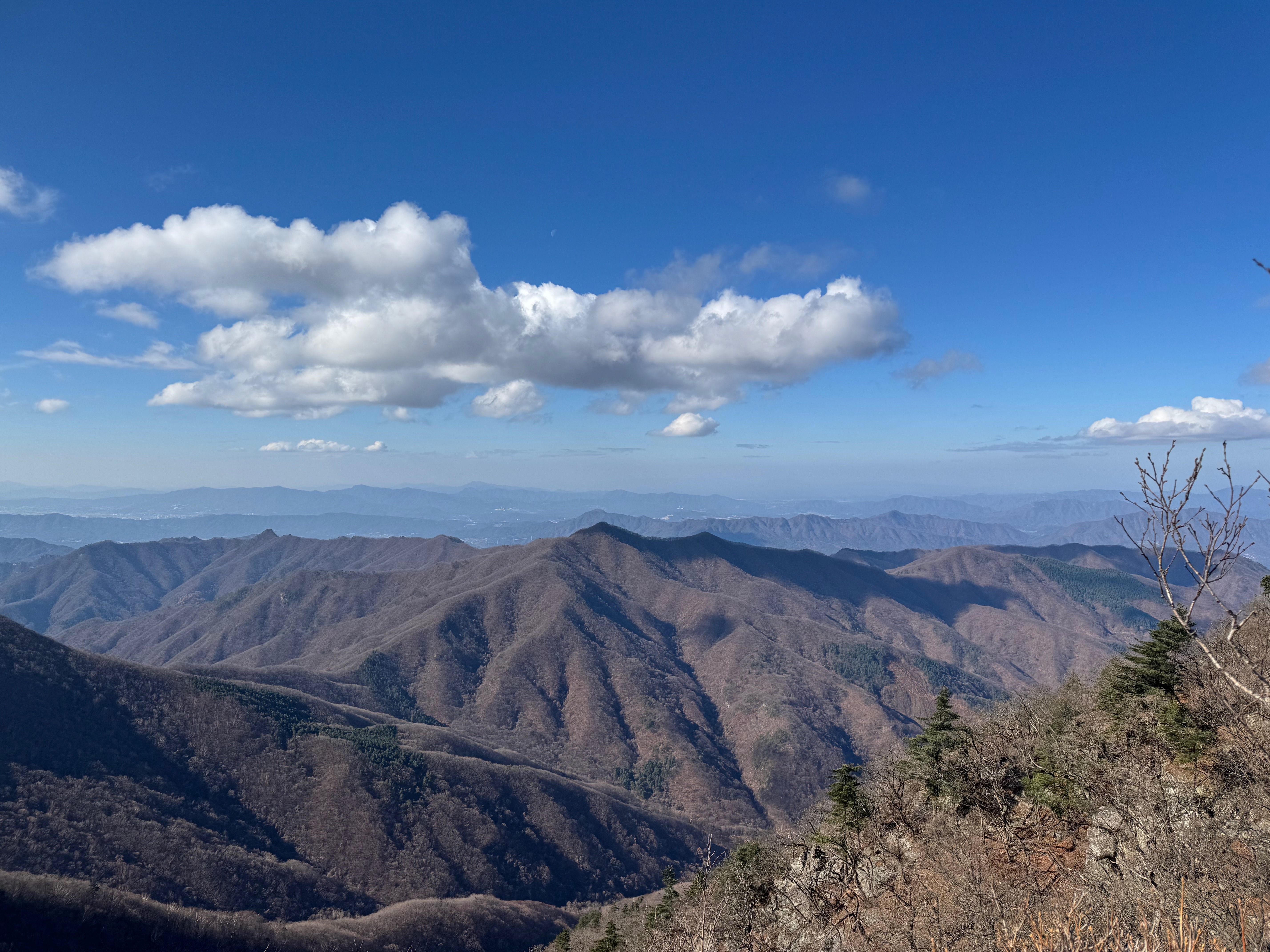 명지산 정상