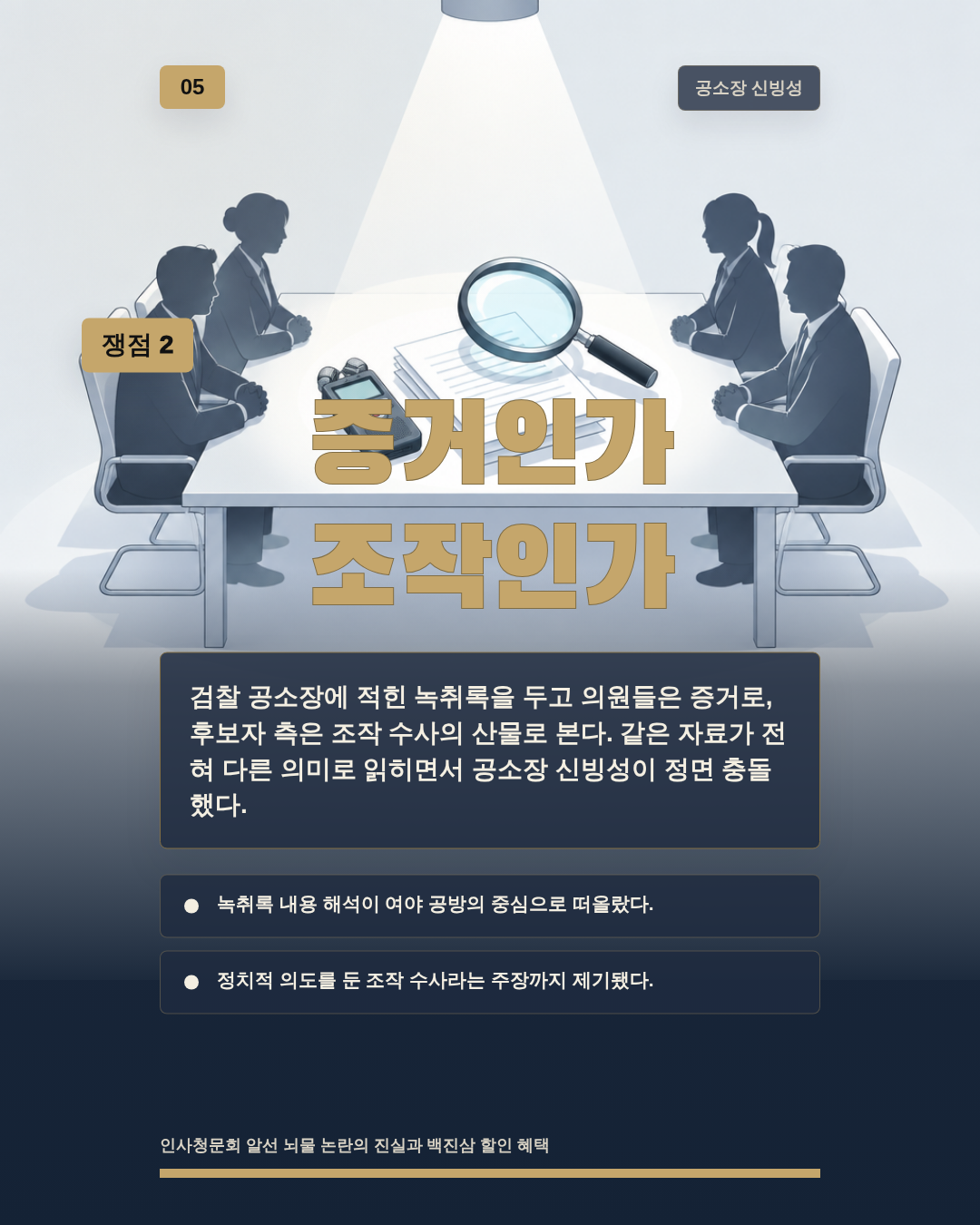 증거인가 조작인가