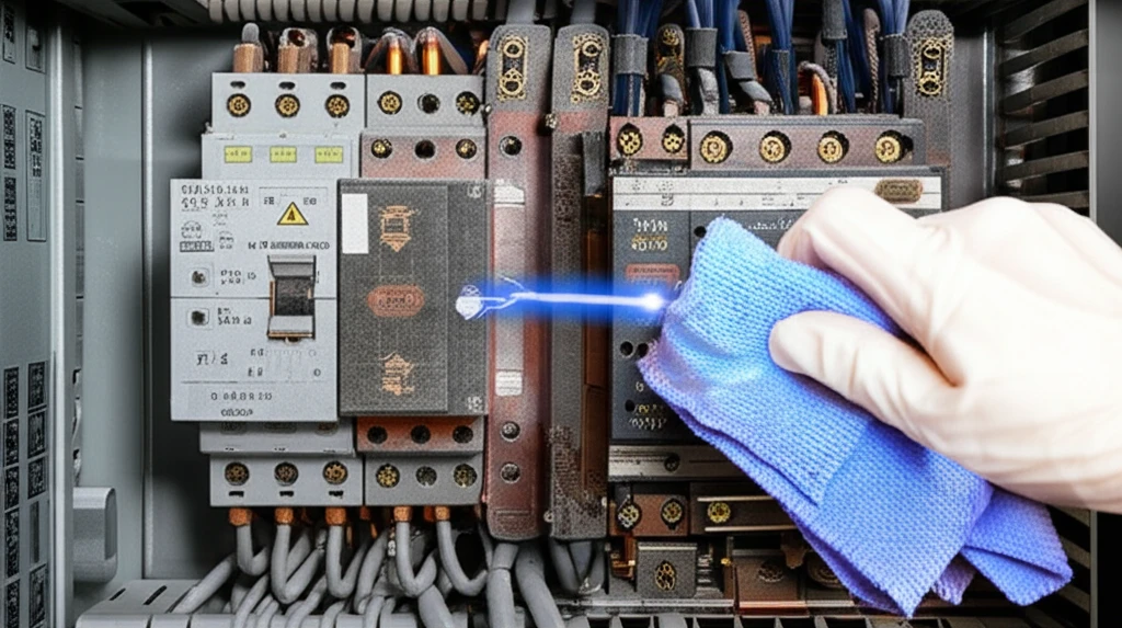 전기실 배전반 먼지 제거 및 적외선 ..