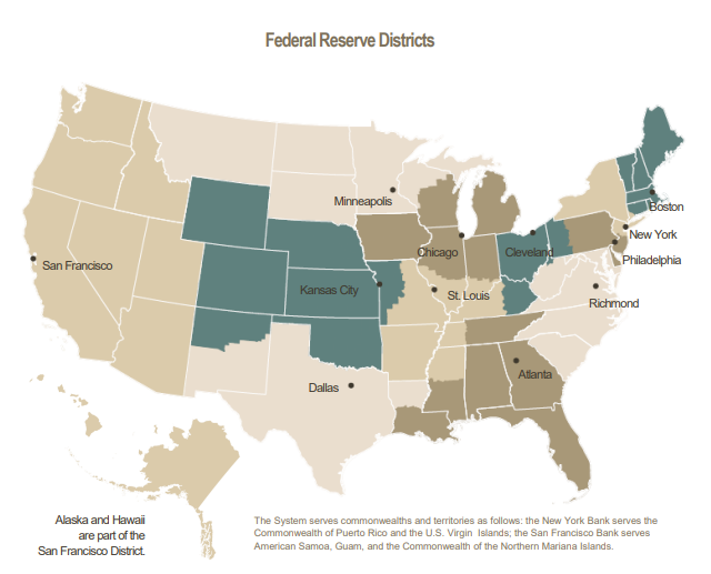12개의 연방준비구역