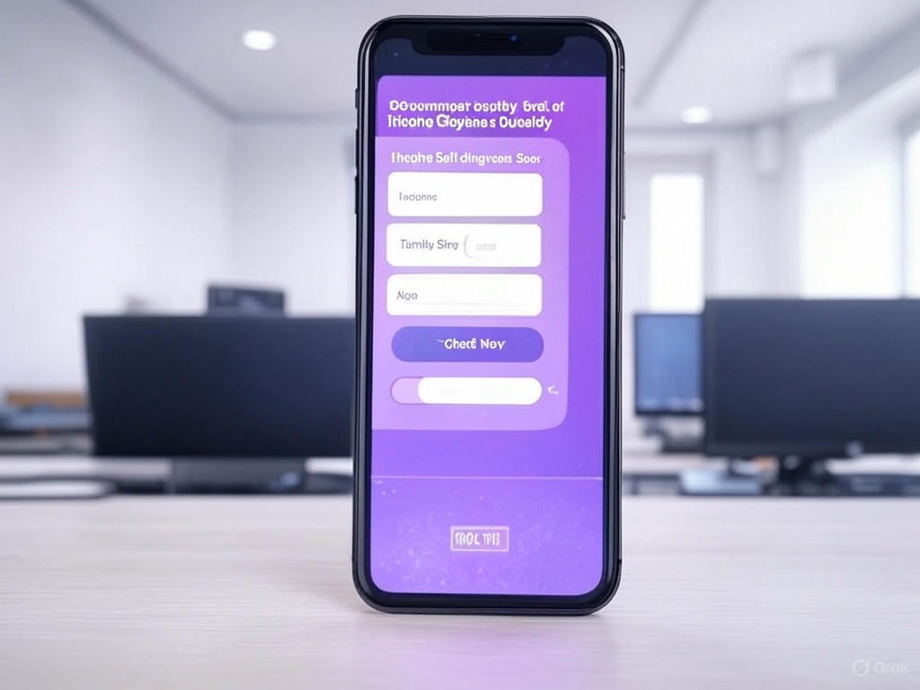 자가 진단 화면