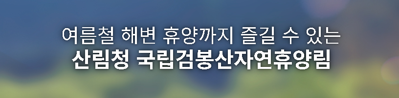 검봉산 자연휴양림