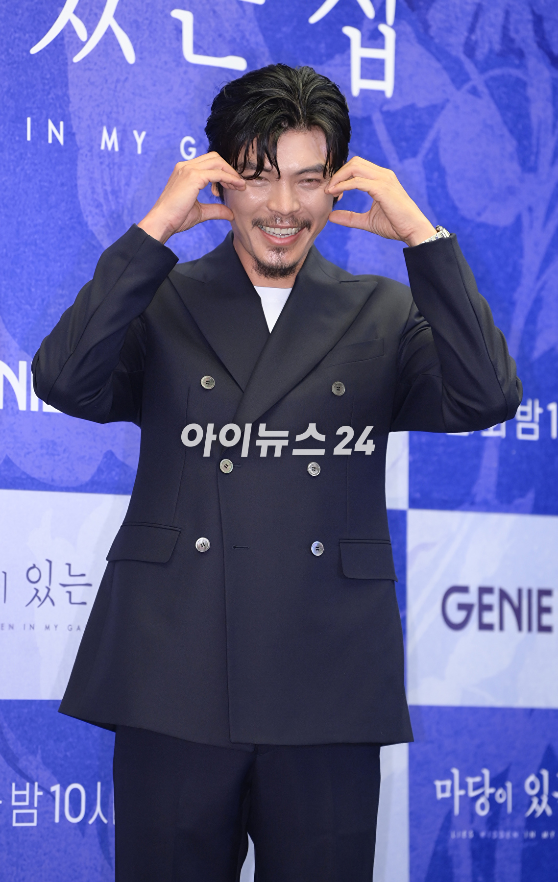 배우 김성오가 19일 오후 서울 마포구 상암동 스탠포드호텔에서 열린 지니 TV 오리지널 드라마 '마당이 있는 집' 제작발표회에 참석하고 있다. [사진=정소희 기자]