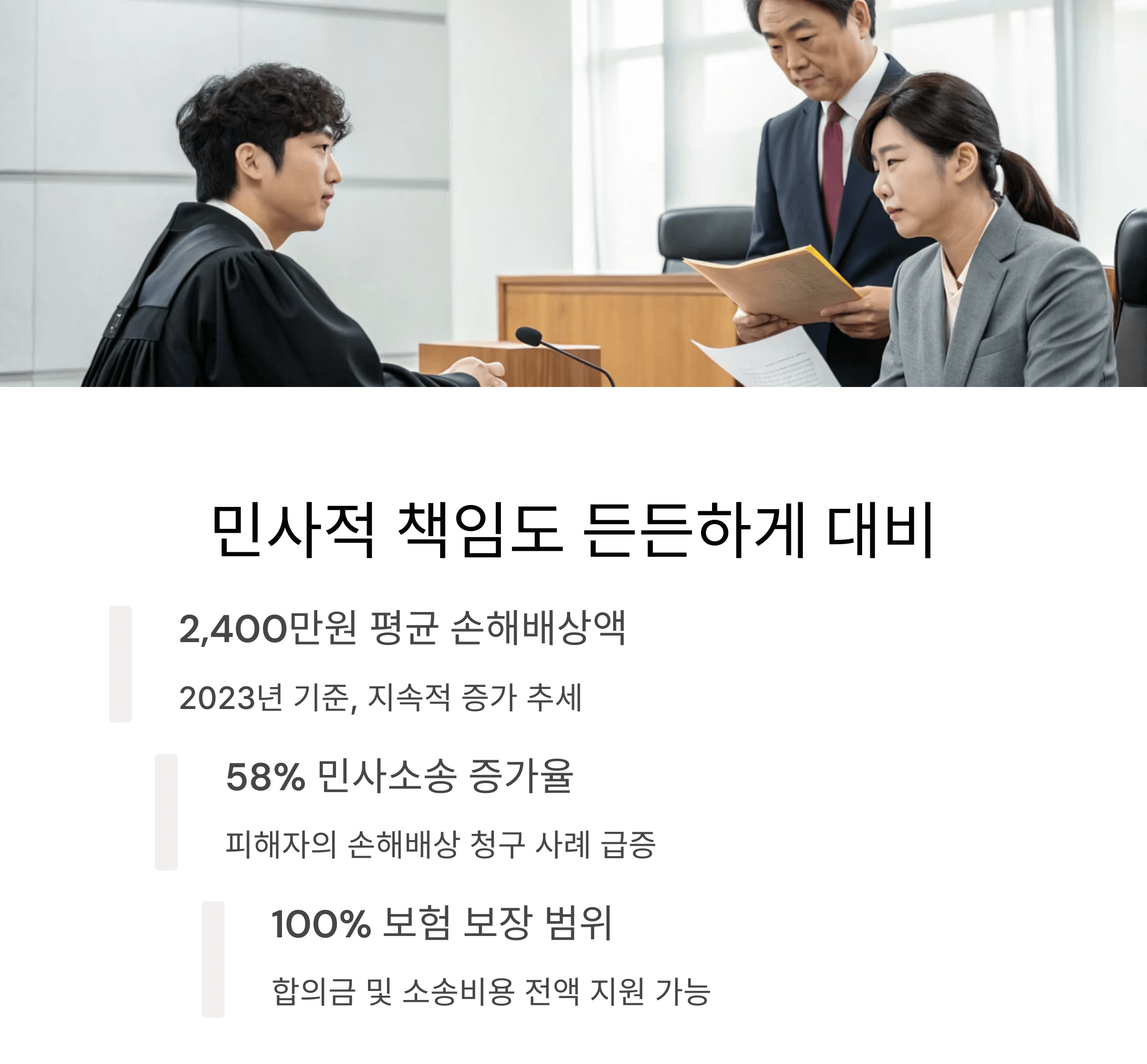 민사적 책임 대비