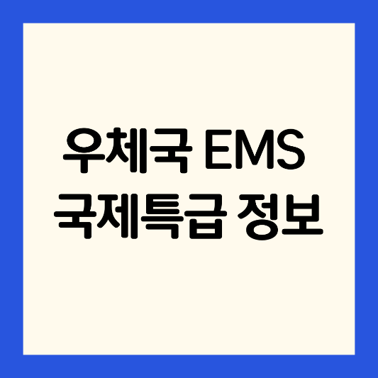 우체국-EMS-국제-특급-정보