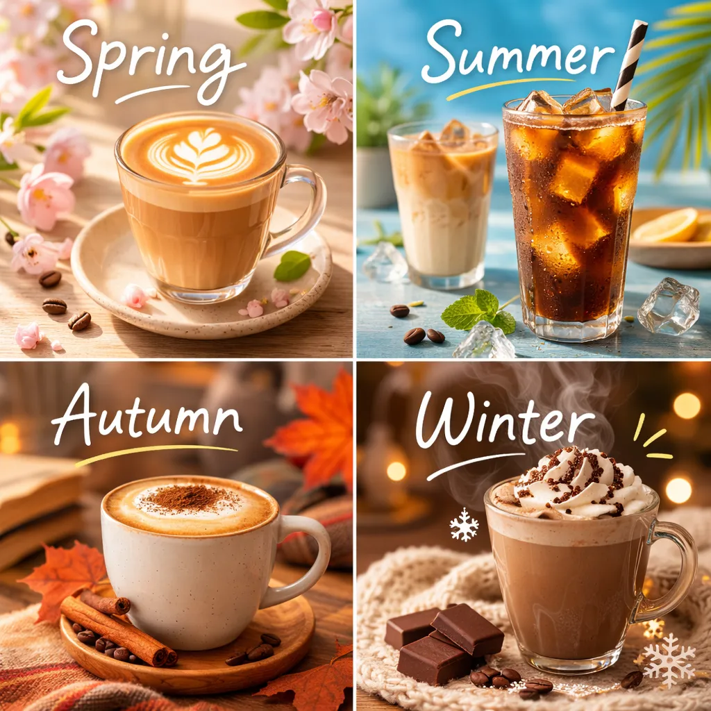 계절별 커피 추천 (봄·여름·가을·겨울)