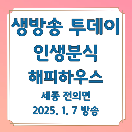 생방송 투데이 인생분식