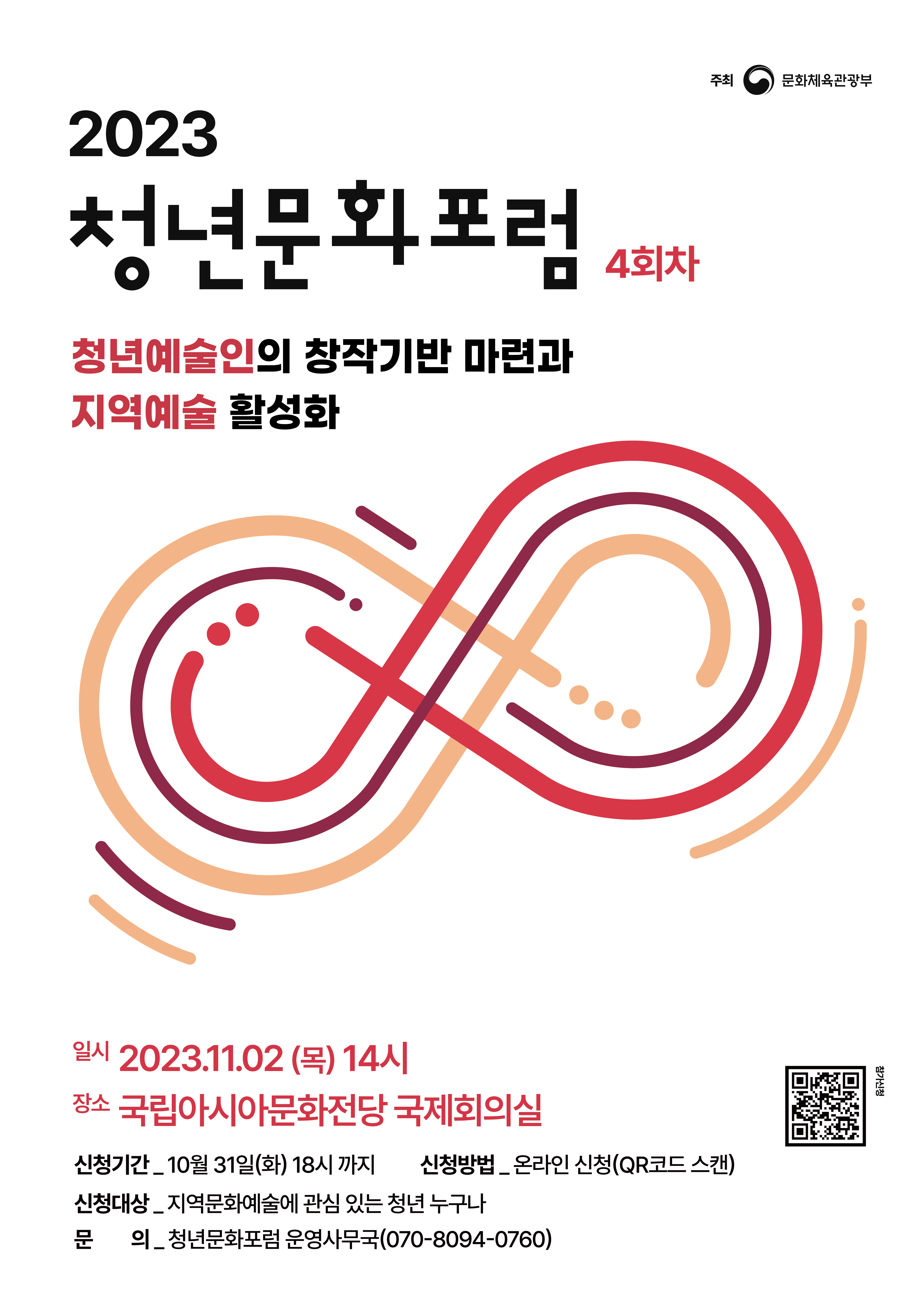 2023 청년문화포럼 포스터