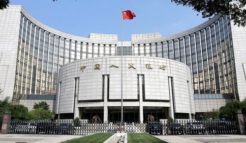 중국 베이징에 있는 중국인민은행(PBOC) 건물.