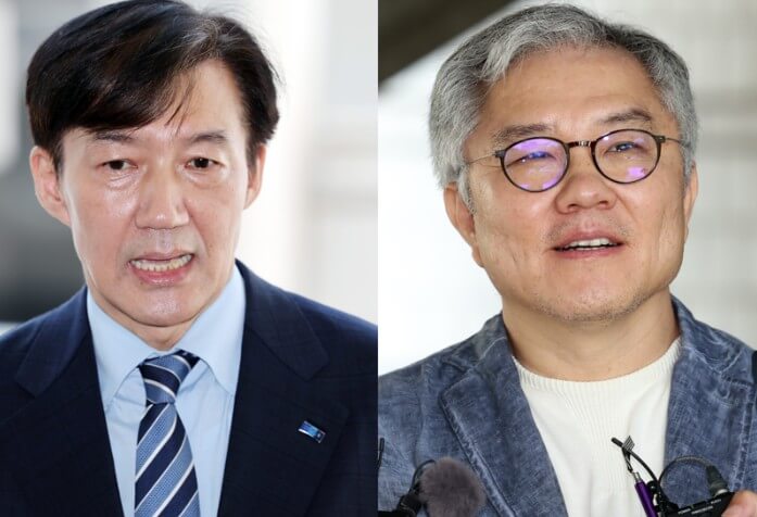 조국 대표와 최강욱 전 의원