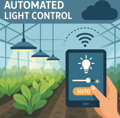 자동 조도조절 시스템으로 실시간 광량을 관리하는 스마트 온실