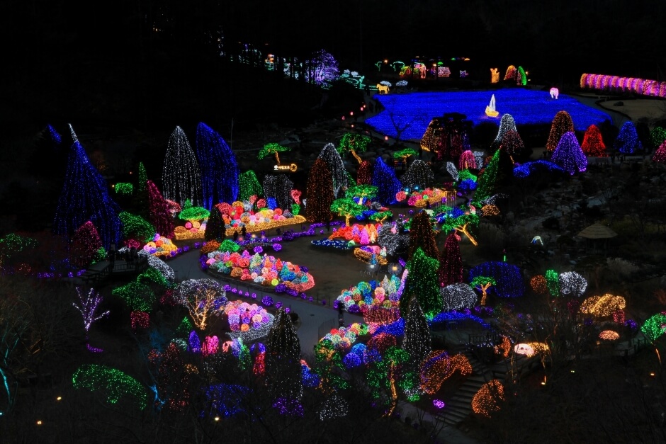 아침고요 수목원