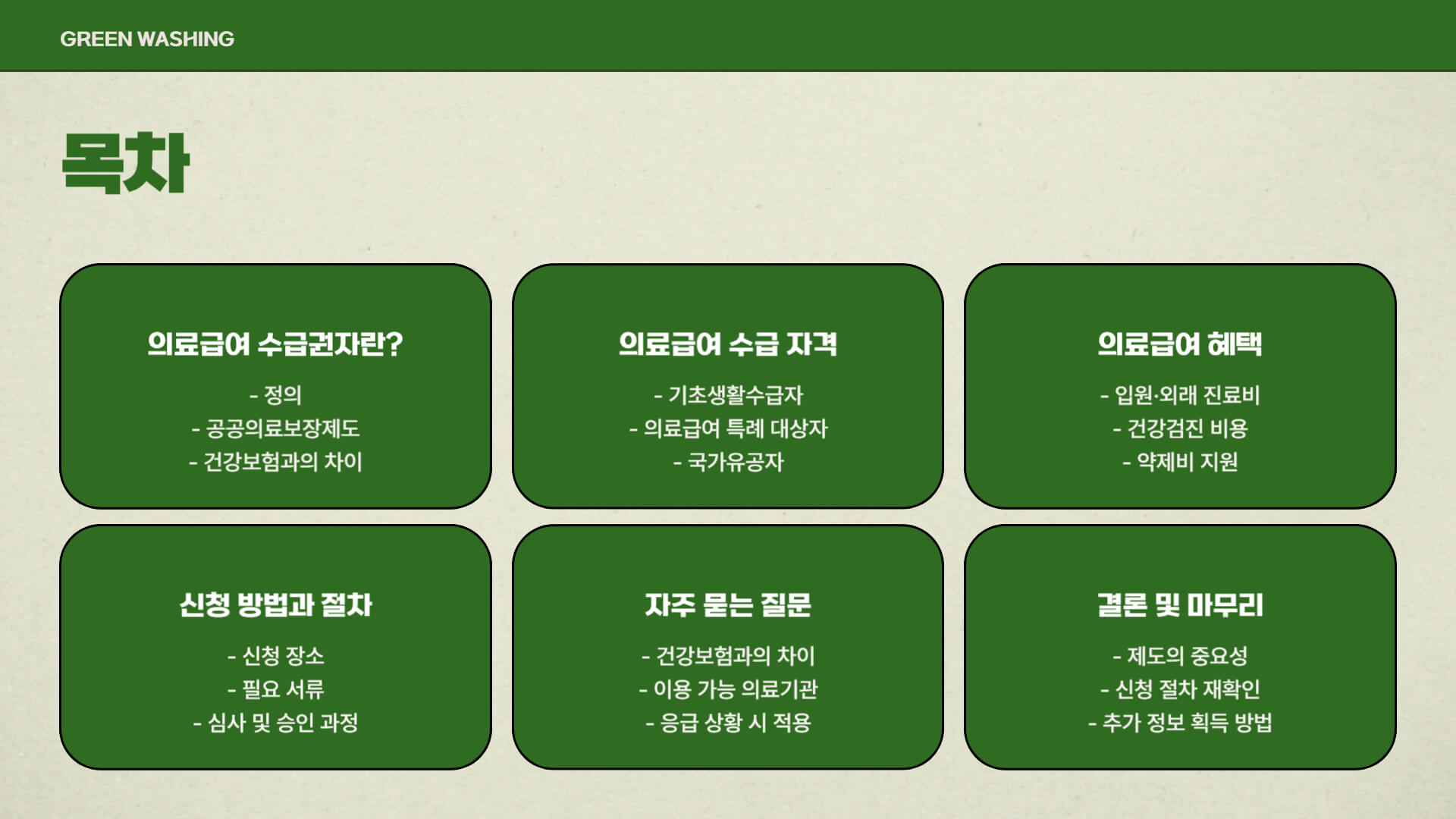 의료급여 수급권자