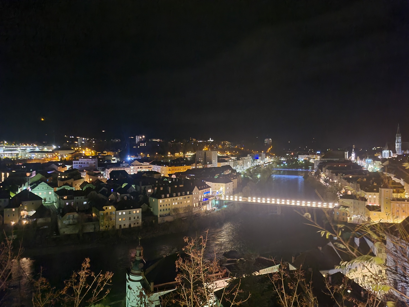 오스트리아 슈타이어의 미슐랭 미식 명소, 루카스 카펠러 레스토랑(Lukas Kapeller Restaurant)에서 바라본 도시 전경