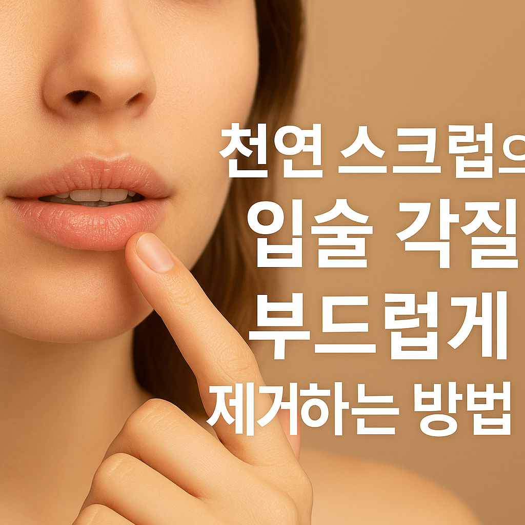 입술 각질 제거