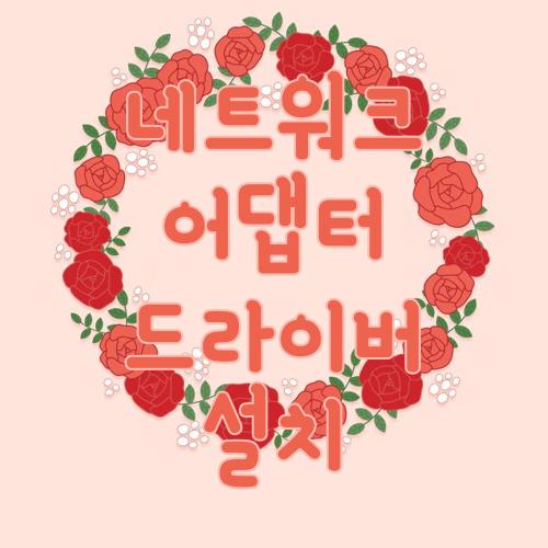 네트워크 어댑터 드라이버 설치