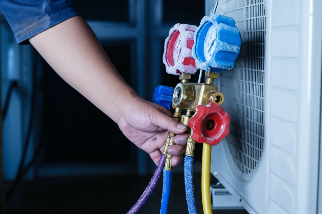 에어컨 냉매 자가 보충 위험 전문가에