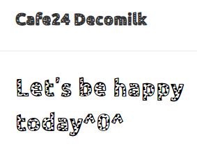 Cafe24 Decomilk