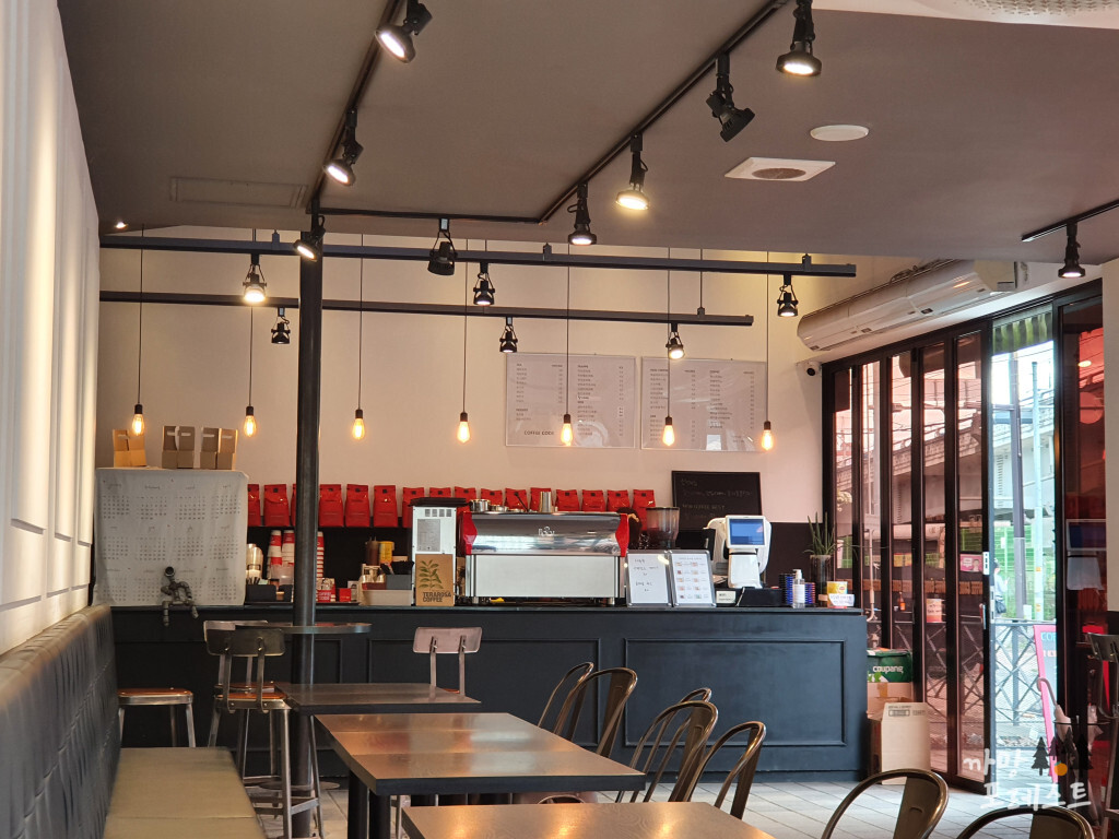 커피 코드 자리