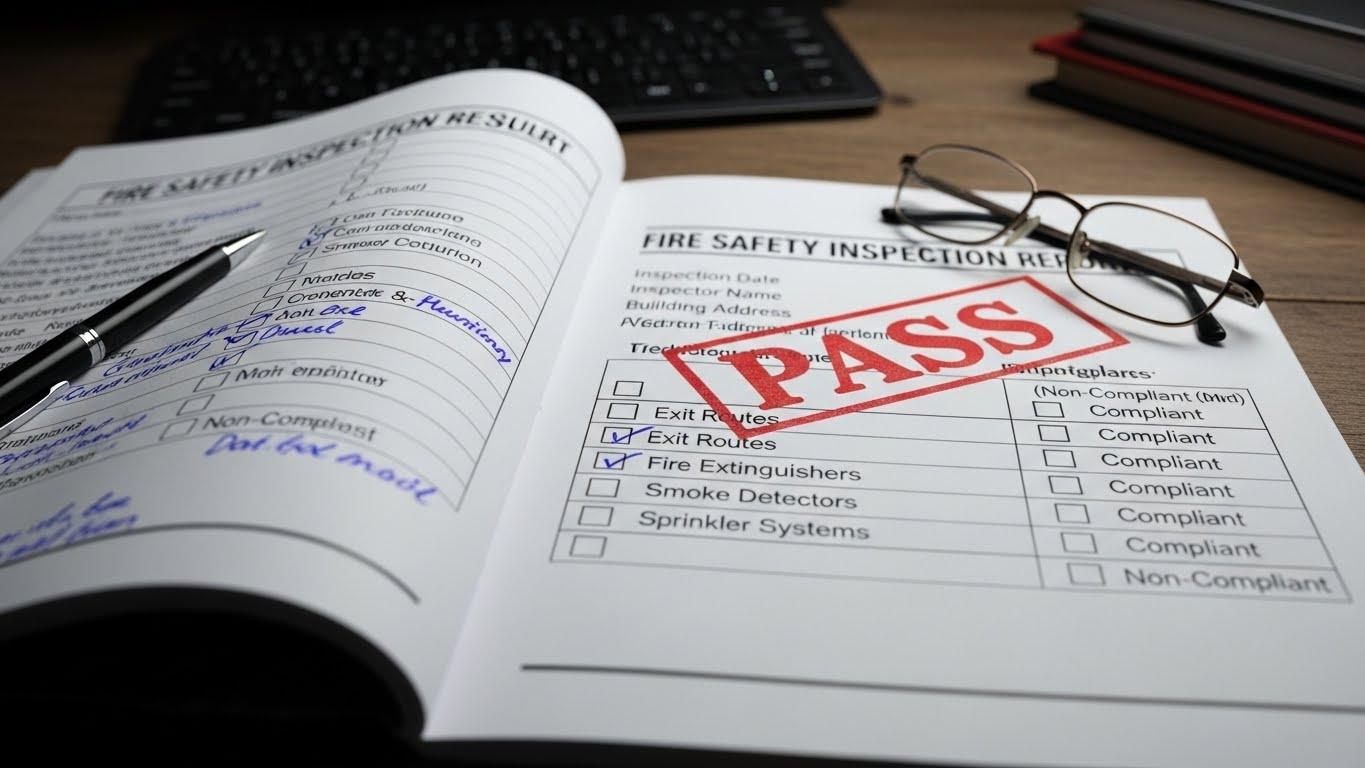 소방 작동점검 결과 보고서