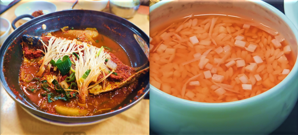 안동-간고등어-조림과-식혜