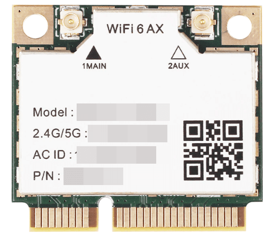 mini PCIe 인터페이스 무선랜 카드