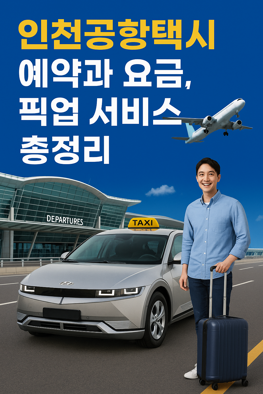 인천공항택시 예약과 요금, 픽업 서비스 총정리 인포그래픽