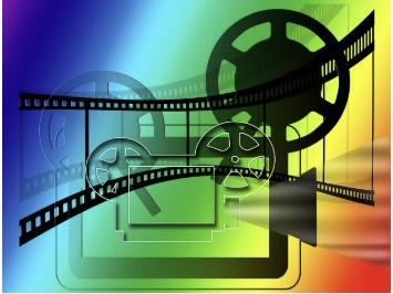 영화 필름 이미지