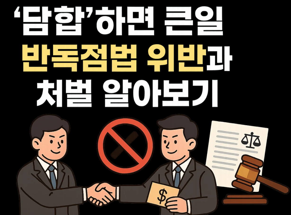 반독점법 위반과 처벌 알아보기