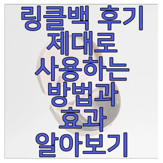 링클백에 관한 글 보러 가기 링크 사진