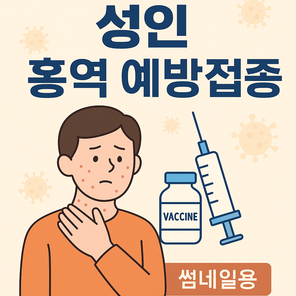 성인 홍역 예방접종