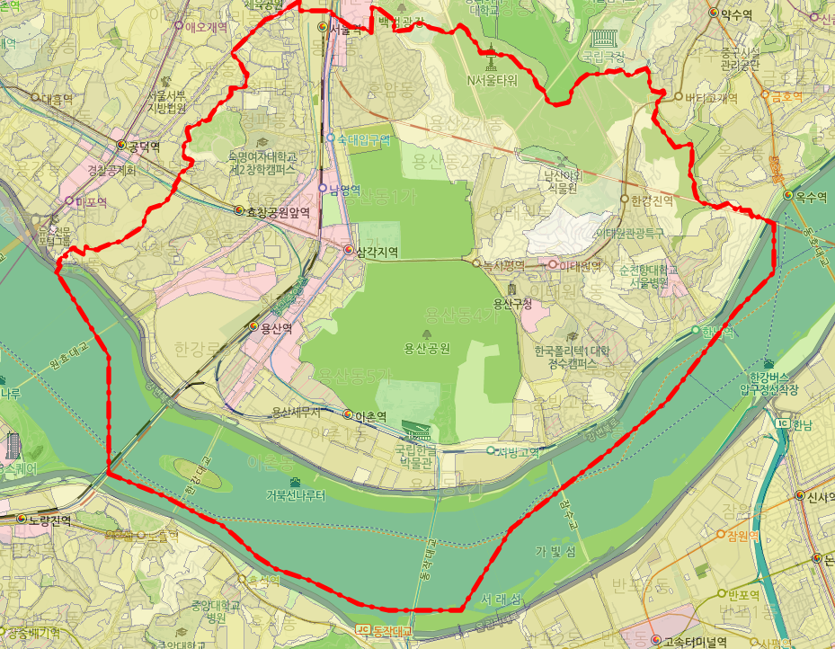 용산구 상업지역