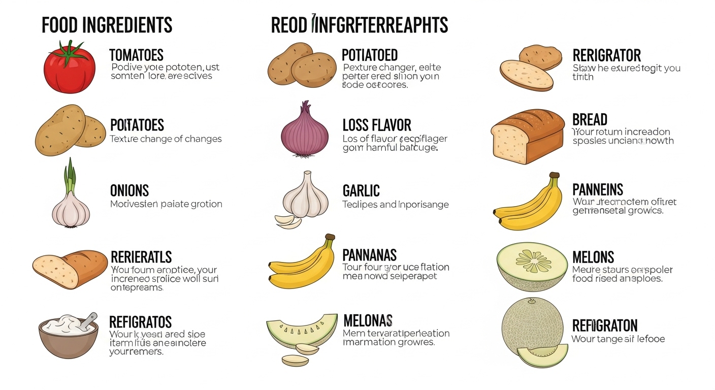 모든 식재료가 냉장고에 들어가야 하는 것은 아닙니다