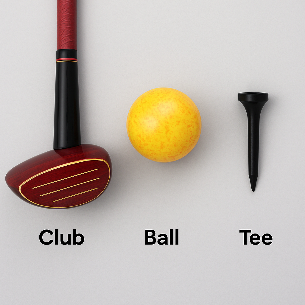 골프장비 세부명 사진