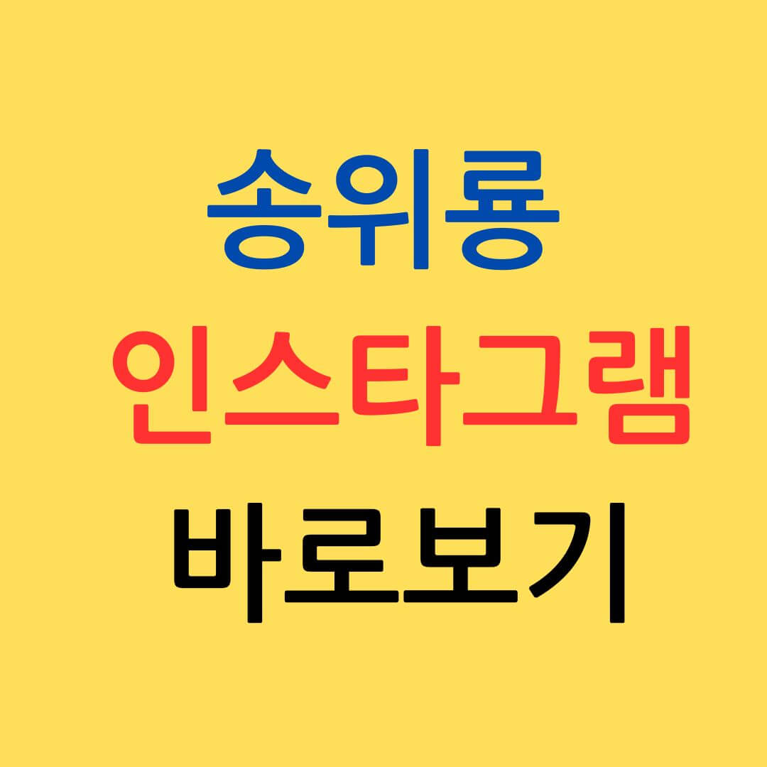 송위룡 인스타그램 중국드라마 바로보기