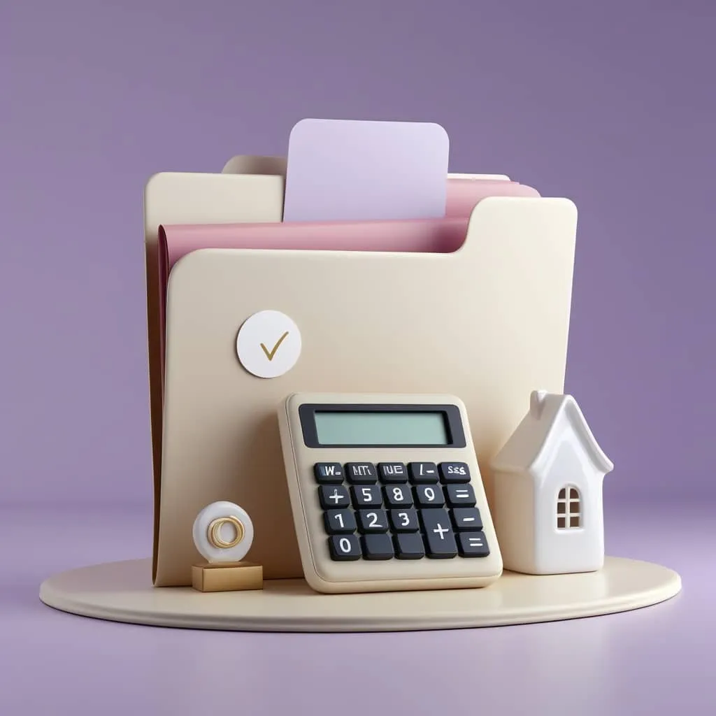 상속세 개편: 현행 기준으로 서류 준비하고 계산한다는 것을 상징하는 이미지.