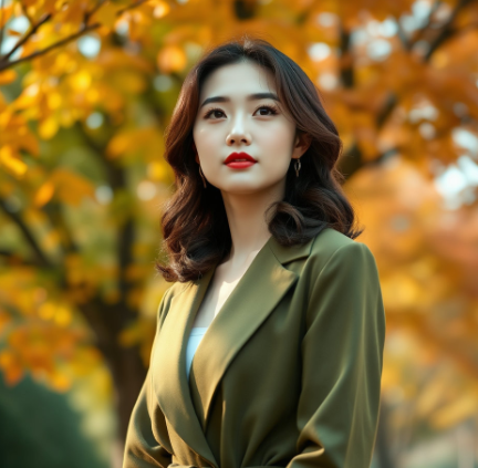 송혜교2025가을 올리브그린그림