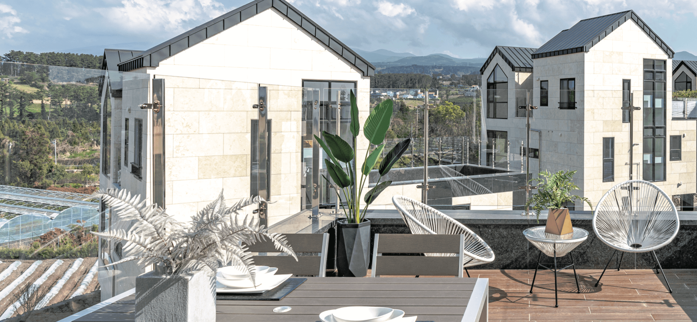 제주 애월 타운하우스 외부전경