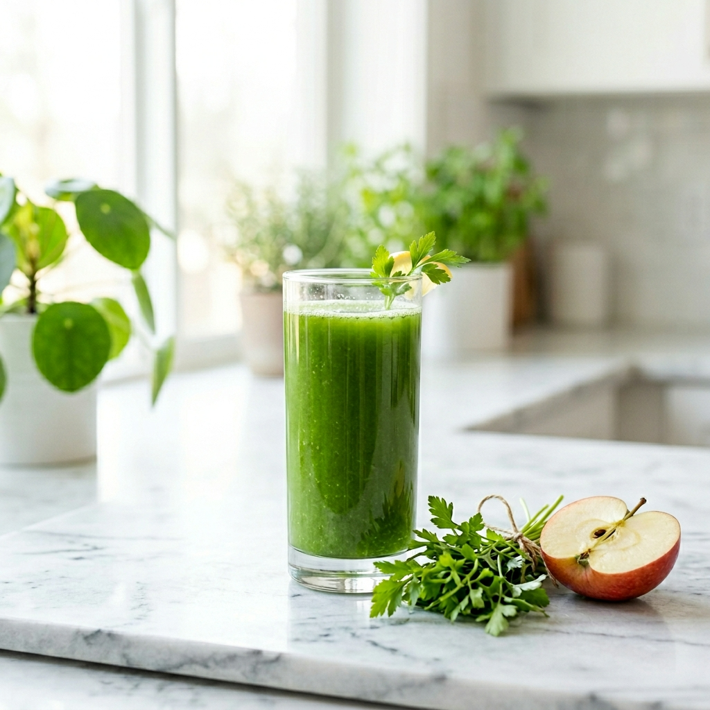 미나리 봄 해독 주스 레시피 만들기